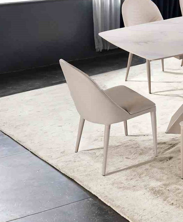 English Elm Brown Mid-Century 2pc Dining Chair Set with Curved Wood Backrest and Sleek Minimalist Design Brown 35 L x 41 W x 21 H B2741P407611