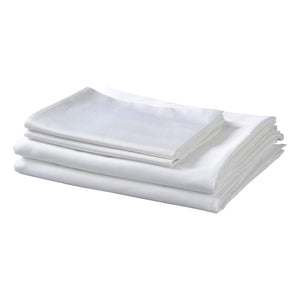 English Elm Bamboo Cotton Blend Sheet Set Breathable Soft Adjustable Split Base California King White B180P172135