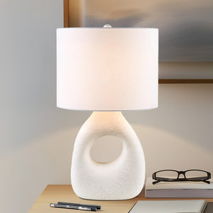 INK+IVY Trilluxe Casual Ceramic Table Lamp II153-0160 White