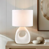 INK+IVY Trilluxe Casual Ceramic Table Lamp II153-0160 White