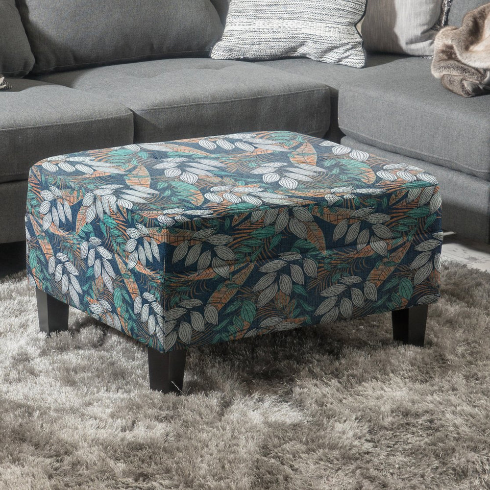 English Elm Christopher Knight Home® - STORAGE Ottoman with Tufted Waffle Stitching, Soft-Close Hinges and Contemporary Upholstered Design Blue,Green,Orange N770P272083A