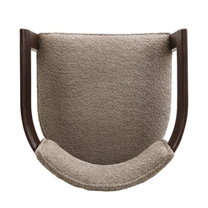 English Elm Christopher Knight Home® - 26" Contemporary Upholstered Counter Stool Set of 2 with Curved Solid Wood Back, Durable Rubberwood Frame Espresso,taupe N771P361764O