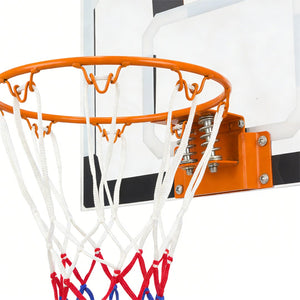 English Elm Mini Basketball Hoop Acrylic Backboard Metal Rim Wall Mount for Dorm or Office W3087P376141