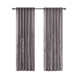 Madison Park Andora Transitional Curtain Panel MP40-1296 Grey