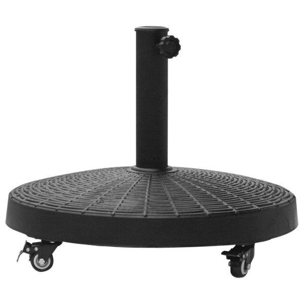 English Elm Outsunny Heavy Duty 50 Lbs. Umbrella Base With Wheels, 20.5" Portable Stand For 1.5"-2" Umbrella Poles W2225P174231-GIGA