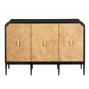 Kallista Taupe Cabinet - Modern Elegance with Soft-Close Doors, Polished Brass Hardware & Safety Features