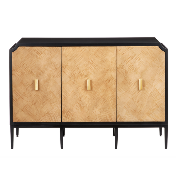 Kallista Taupe Cabinet - Modern Elegance with Soft-Close Doors, Polished Brass Hardware & Safety Features
