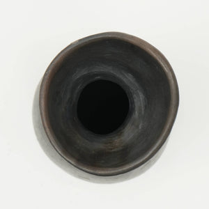 English Elm Longpi Pottery Black Vase – Handmade Tangkhul Naga Artistry, Elegant Decor For Modern Interiors B346P369761