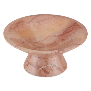 Lubo Rosa Bowl – Exquisite Rosa Cappuccino Marble Design Perfect for Home Décor and Fruit Display
