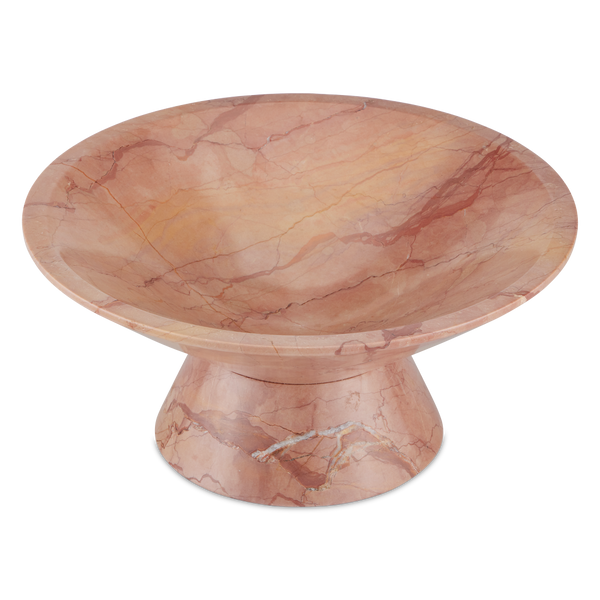 Lubo Rosa Bowl – Exquisite Rosa Cappuccino Marble Design Perfect for Home Décor and Fruit Display