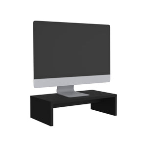 English Elm Desk sleek modern engineered wood 5.4" H compact office shelf unit with durable construction, eco-certified Black 24.41 L x 15.35 W x 3.15 H B097P250839