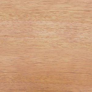 English Elm Round Wood Coffee Table with Shelf — 36" Dia Modern Rubberwood Veneer, Minimalist Curved Legs, 85lb Capacity B035P217813