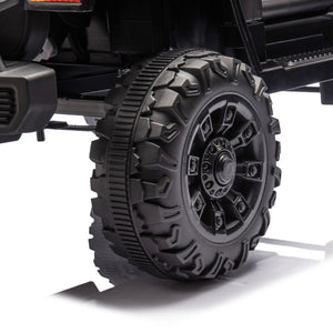 English Elm 12v Kids Police Ride on Car with Remote Control Dual Motors Suspension and Bluetooth W1578P353183