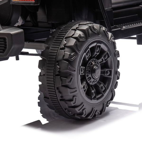 English Elm 12v Kids Police Ride on Car with Remote Control Dual Motors Suspension and Bluetooth W1578P353183
