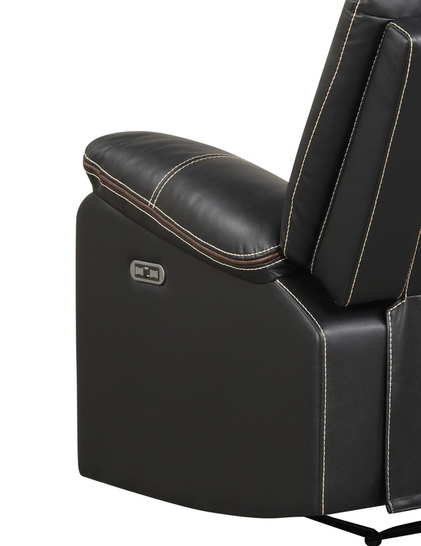 English Elm Challenger Modern Contemporary 2Pc Led Power Recliner Set With Bluetooth, Cup Holders & Usb Ports B009S01515