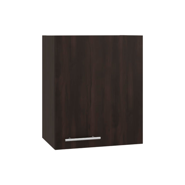 English Elm Sterling Wall Mounted Cabinet Two Interior Shelves Walnut Finish Compact Storage Unit Dark Walnut B097P474308