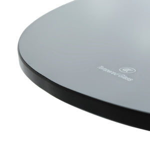 English Elm Bianco Marble-Pattern Coffee Table with Side Table Set — Modern White Top, Black Wood Legs, Durable Elegance B341S00040