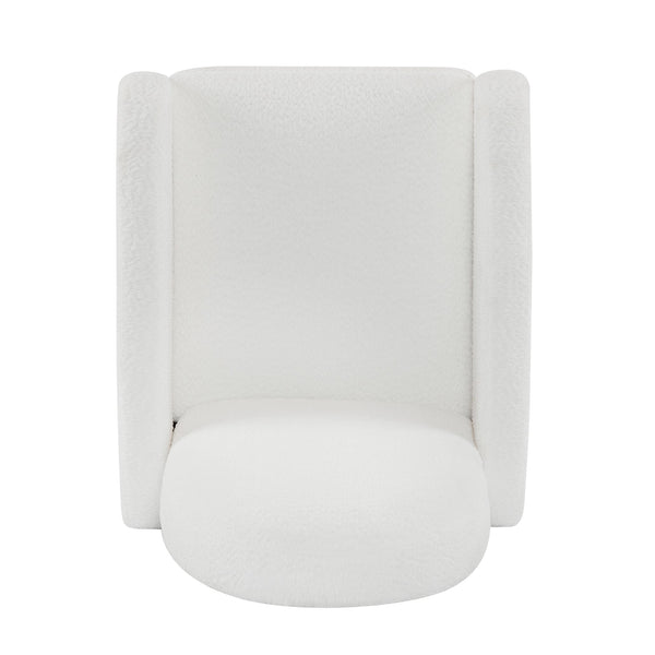 English Elm Christopher Knight Home® - 360 Swivel and Glider Recliner Chair with Boucle Upholstery, Solid Wood Base, Smooth Rocking Comfort Beige N771P207029M