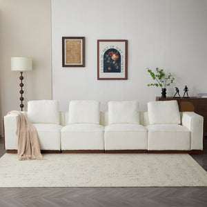 English Elm Christopher Knight Home® - Sectional 4-Seater Sofa - Contemporary Modular Design For Comfort, Flexibility, And Everyday Use N771P205002M_P220377M_P205014M_P205089_P205089