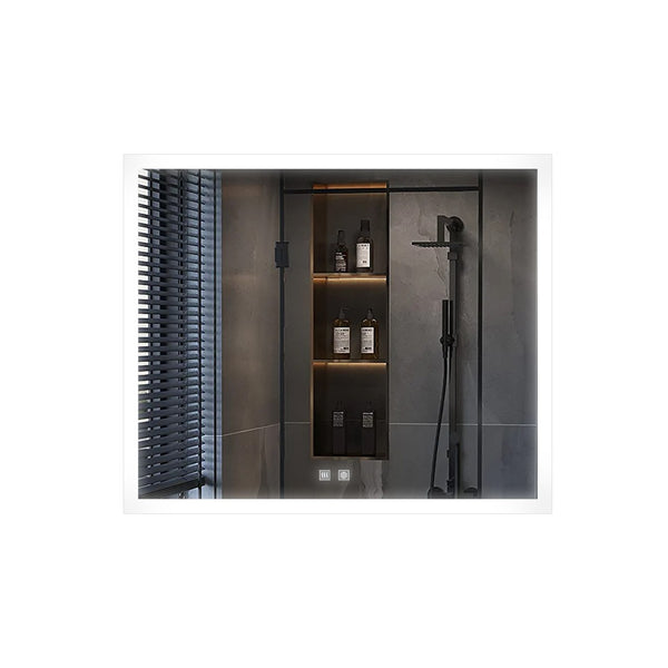 English Elm Aurorium Frameless Led Vanity Mirror with Defogger and Touchscreen for Modern Bathrooms B2731P478346