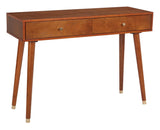 OSP Home Furnishings Cupertino Console Table Light Walnut