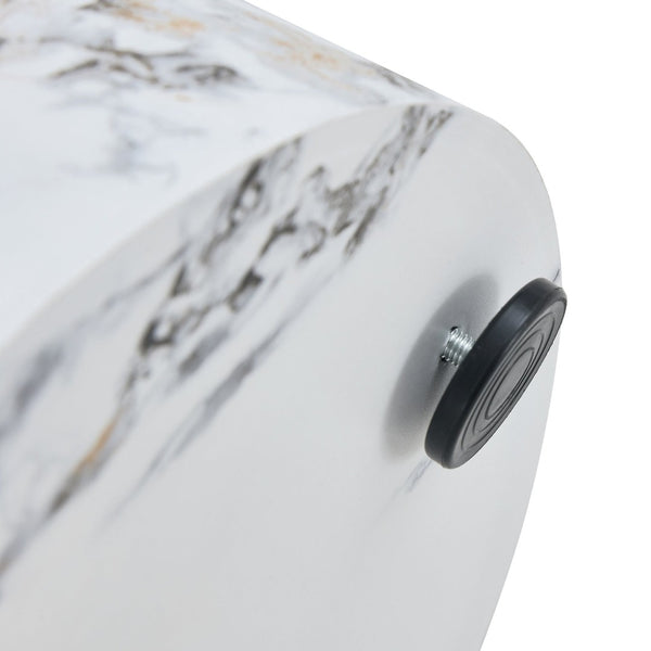 English Elm The Elegant Cylindrical Table – Versatile Coffee, Dining, Or Writing Desk With Stylish Patterned Design W1151P200297-GIGA