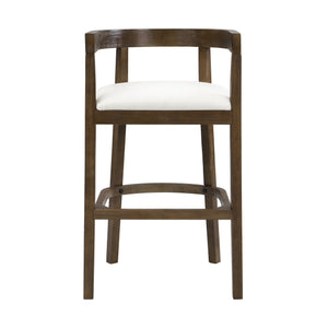 English Elm Christopher Knight Home® - Bar Stools Set Of 2 - Contemporary Rubberwood Design With Soft Upholstered Comfort For Home Bars N771P284165T