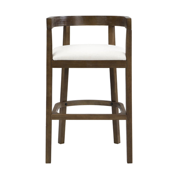 English Elm Christopher Knight Home® - Bar Stools Set Of 2 - Contemporary Rubberwood Design With Soft Upholstered Comfort For Home Bars N771P284165T