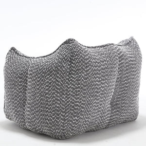 English Elm Sofa plush beanbag chair with superfiber cover and resilient foam filling for ultimate home comfort and relaxation Grey W1996P252268