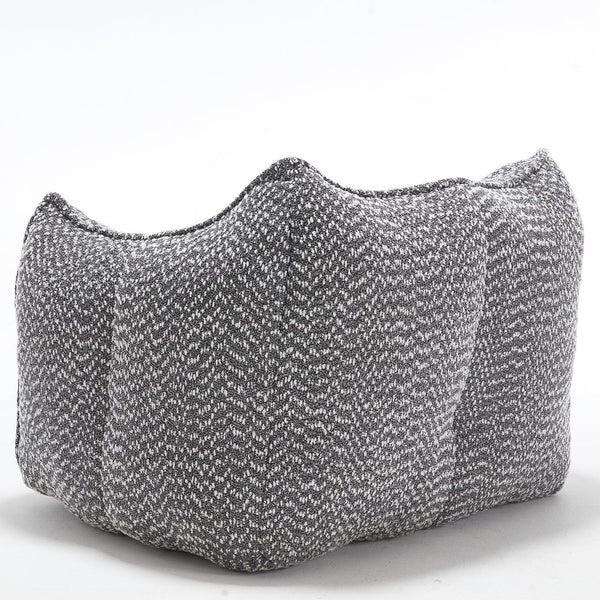 English Elm Sofa plush beanbag chair with superfiber cover and resilient foam filling for ultimate home comfort and relaxation Grey W1996P252268