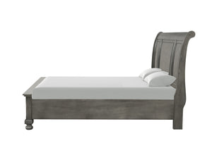 English Elm Meade King Bed With Smart Storage Solutions, Elegant Gray Finish, And Robust Design For Modern Bedrooms B078S00574