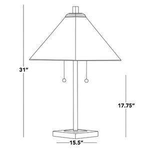 English Elm 30" Tiffany Style Table Lamp Emerald Stained Glass Bronze Frame Warm Ambient Glow B202P471586