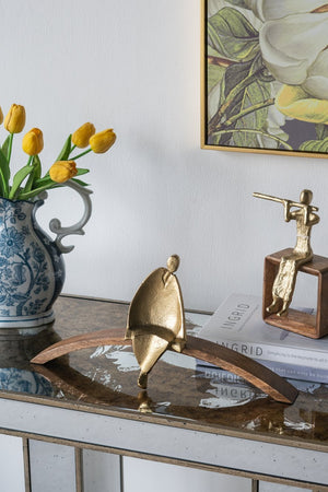 English Elm 47x15.5x31" Mirrored Silver Console Table with Floral Motifs, Smooth Top, Easy Assembly, Elegant Entryway Accent W2078P248216