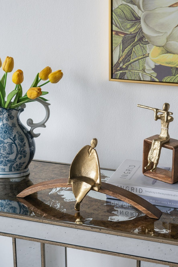 English Elm 47x15.5x31" Mirrored Silver Console Table with Floral Motifs, Smooth Top, Easy Assembly, Elegant Entryway Accent W2078P248216