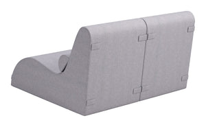 Zuo Modern Luanda Outdoor Lounge Chair - Eco-friendly Comfort With Modern Design For Your Perfect Patio Escape Gray 100% Olefin,100% Polypropylene,Textilene 704152-zuo-modern