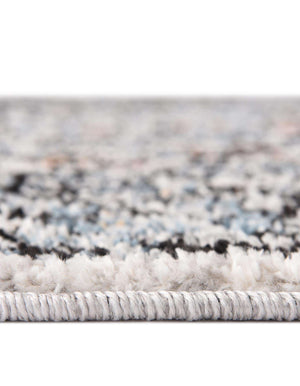 Unique Loom Aramis Solal Machine Made Tribal Rug Multi, Black/Brown/Light Blue/Olive/Rust Red 5' 3" x 8' 0"