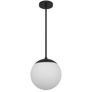 English Elm 10 Inch Etched Frosted Globe Led Pendant Light Dimmable for Kitchen or Hallway B370P399169