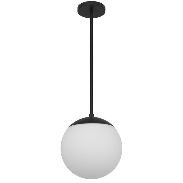 English Elm 10 Inch Etched Frosted Globe Led Pendant Light Dimmable for Kitchen or Hallway B370P399169