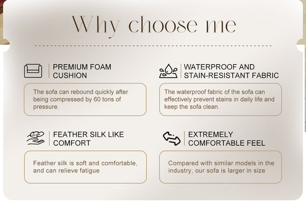 English Elm Modular 3-Seat Sectional Sofa With Ottoman – Versatile Modern Minimalist Sleeper For Small Spaces W3622S00009