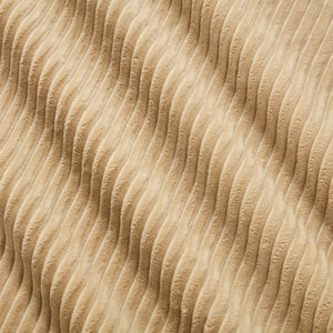 English Elm 153" Modern L-Shaped Sectional Sofa In Camel Corduroy With Movable Ottoman & Tufted Comfort Design W714S01472