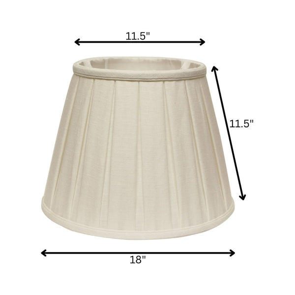 English Elm Slant Box Pleat Linen Softback Lampshade Tailored Washer Fitter for Classic Interiors B075101283