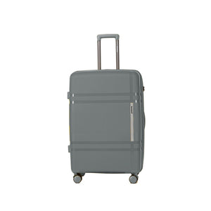 English Elm 6-piece Hard Shell Spinner Luggage Set Expandable Polypropylene with Combo Lock Grey T3292P328854