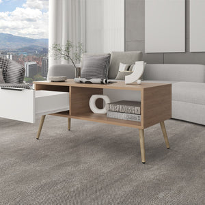 English Elm Lavelle Melamine Wood Coffee Table Compact Modern Design for Living Room Spaces B092P474477