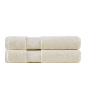 English Elm 2 Turkish Cotton Bath Sheets Set 35x70 Inches - Ultra Absorbent, Plush Spa-Luxe Towels for Home Natural 17.32 L x 12.6 W x 5.91 H B035P319795