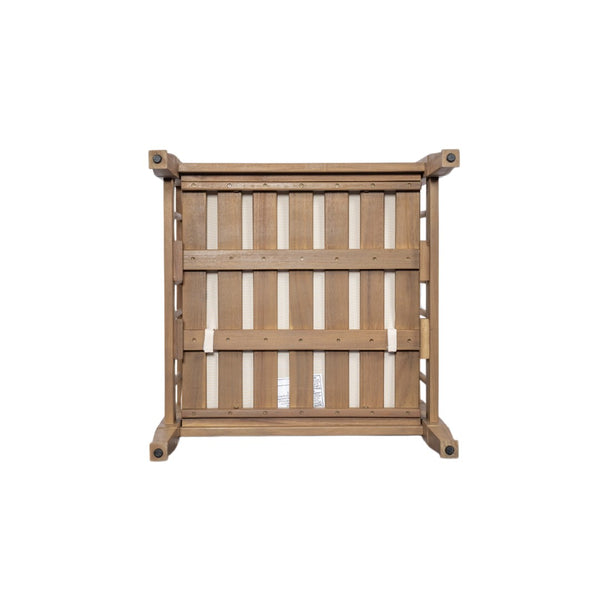 English Elm 4-piece Outdoor Acacia Wood Conversation Set with Deep Seating Cushions for Patio SD100002AAE