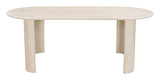 Risan Dining Table Natural 109857 Zuo Modern