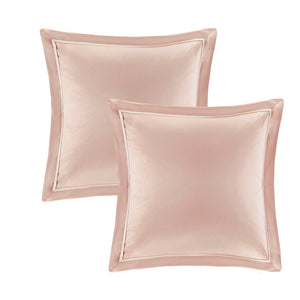 JLA Home Madison Park Essentials - 24 Madison Park Joella 24-Piece Room in a Bag Set with Tufted Comforter, Embroidered Pillows & Window Treatments 90 L x 90 W x 1.5H MPE10-809