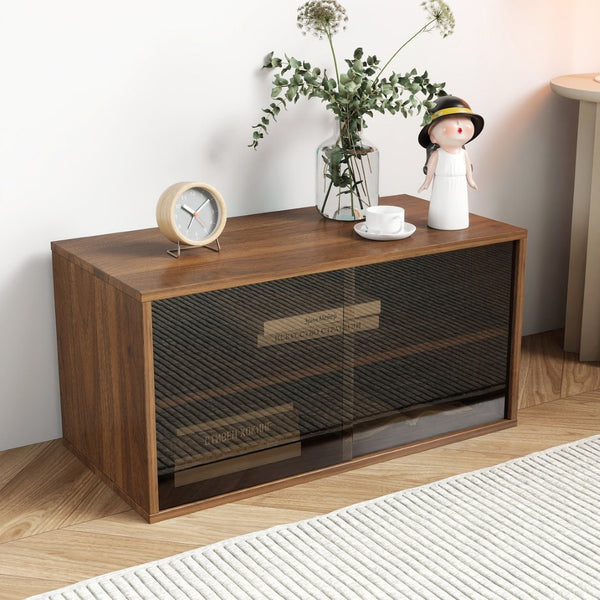 English Elm Stackable Mounted Storage Cabinet - Versatile Wall-Mounted Solution For Organizing And Displaying Items W331P289153-GIGA