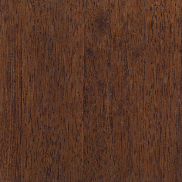 English Elm Robie Peacock Blue Upholstered Chair with Cappuccino Wood Frame, Mid-Century Curves & Cozy Support B062P299842