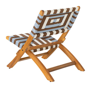 Zuo Modern Sunshine Lounge Chair Multicolor - Durable Acacia Wood & Rattan, Perfect For Modern Interiors & Hospitality Multicolor Solid Acacia Wood,100% Polyethylene 704153-zuo-modern